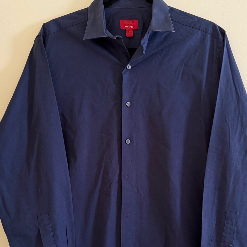 Alfani Blue Men's  Shirt - Picture 2 of 3